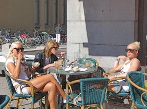 Parallel Zweden Vaasa in de zomer