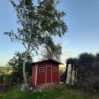 tuinhuis rood beitsen falu rod