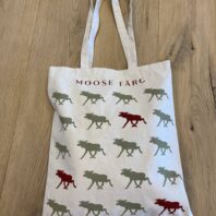 Canvas tas met Zweedse elanden